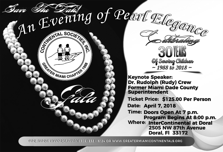 Save The Date - An Evening Of Elegance: April 7, 2018